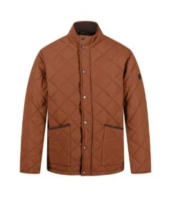 Regatta Mens Londyn Quilted Insulated Jacket (Gingerbread)