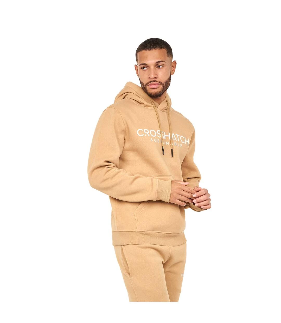 Crosshatch Mens Noma Tracksuit (Linen) 6 Crosshatch Mens Noma Tracksuit (Linen) - Image 4