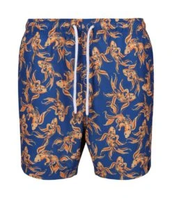 Regatta Mens Loras Fish Swim Shorts (Royal Blue)