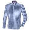 Front Row Mens Checked Casual Cotton Shirt (Blue Check) -Featured Men'S Clothing Stores 0170A8C989E2BBE6BB0E82CE9270958F078D2DBD3F37234223D764CAAFD92453