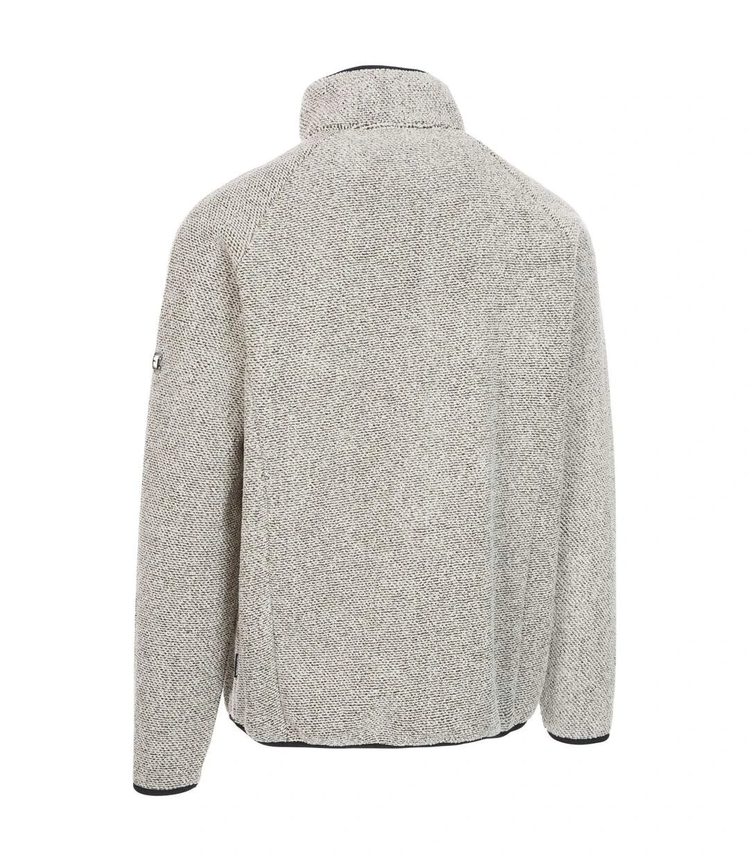 Trespass Mens Salo Fleece (Beige) 4 Trespass Mens Salo Fleece (Beige) - Image 2
