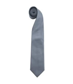 Premier® Premier Mens “Colors Plain Fashion / Business Tie (Pack Of 2) (Grey) (One Size)