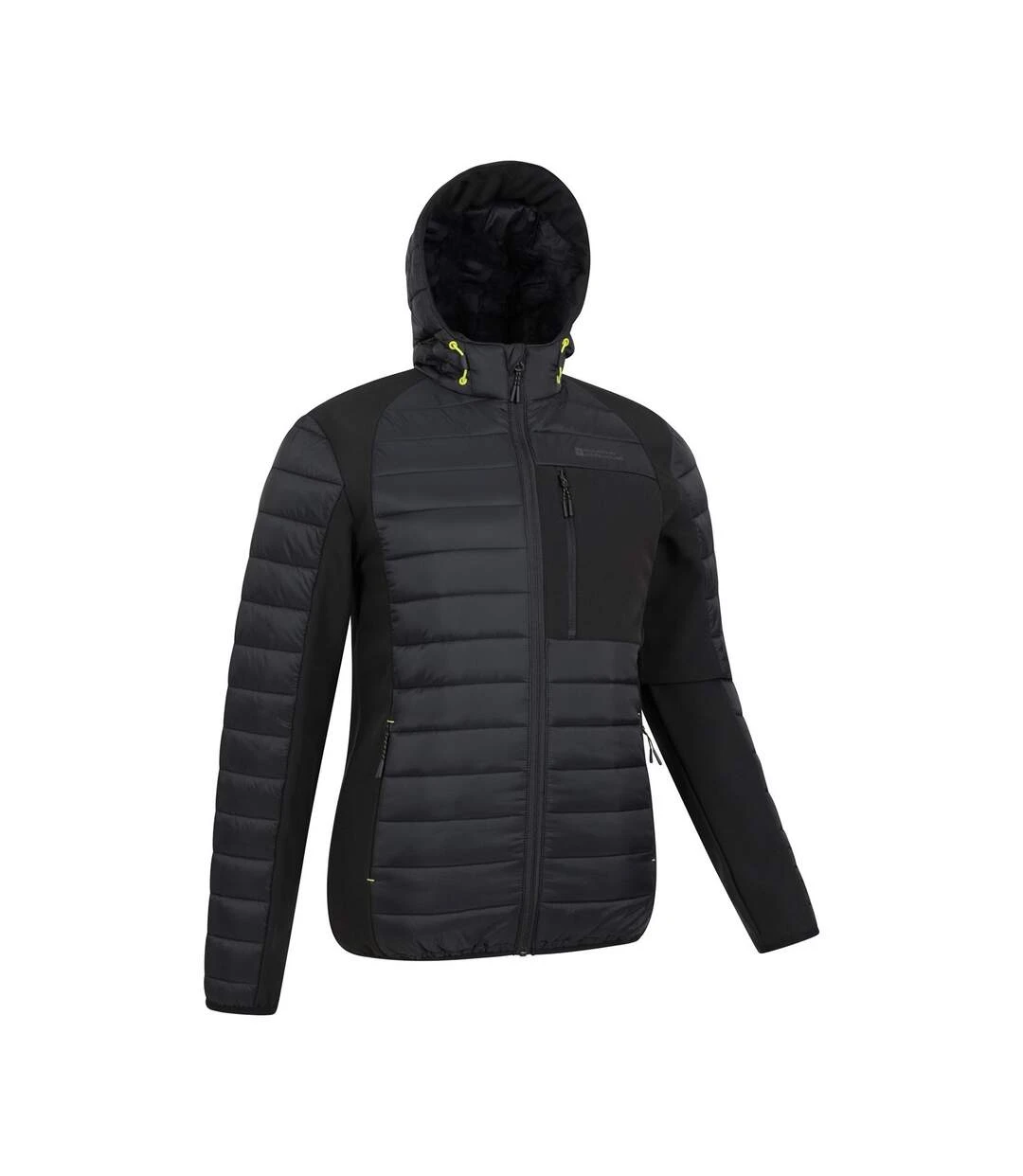 Mountain Warehouse Mens Turbine II Softshell Padded Jacket (Black) 6 Mountain Warehouse Mens Turbine II Softshell Padded Jacket (Black) - Image 4