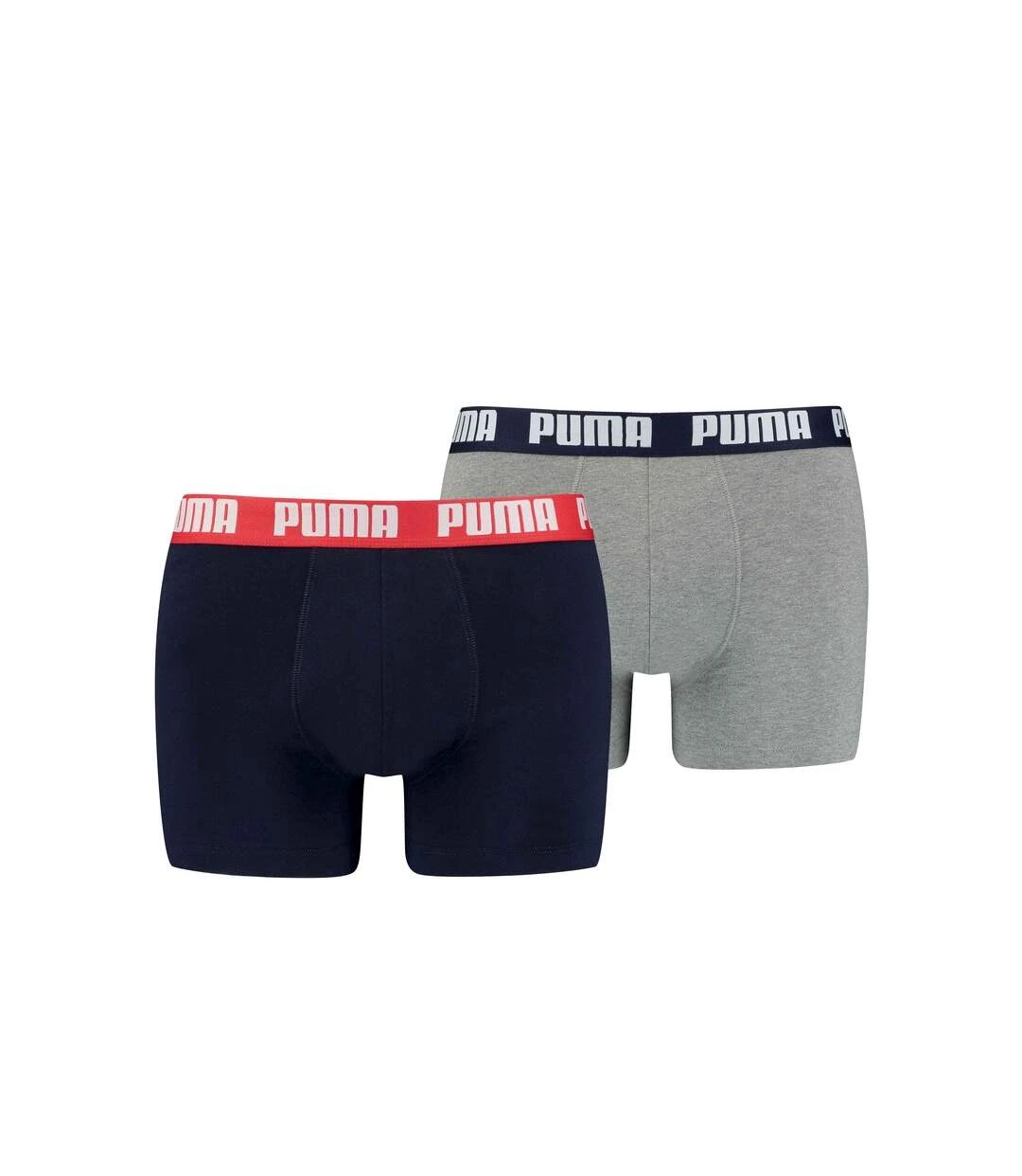 Puma Mens Basic Boxer Shorts (Pack Of 2) (Black/White) 4 Puma Mens Basic Boxer Shorts (Pack Of 2) (Black/White) - Image 2