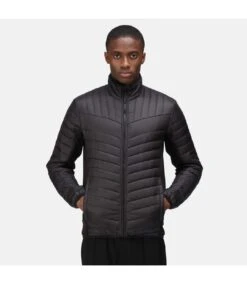 Regatta Mens Tourer Hybrid Jacket (Black) -Featured Men'S Clothing Stores 03DD040286FEEE296E1466277FD704EDED4392E46A16CE86BA7395051D90C3F9