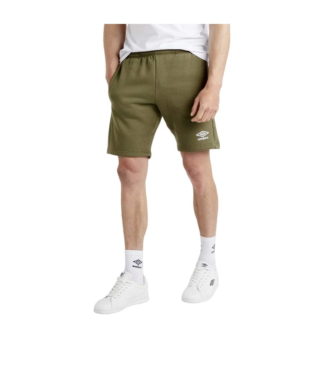 Umbro Mens Active Style Shorts (Capulet/White) 5 Umbro Mens Active Style Shorts (Capulet/White) - Image 3