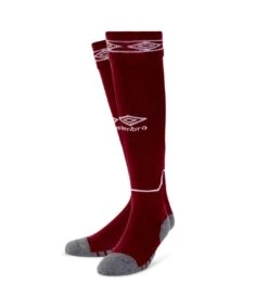Umbro Diamond Football Socks (New Claret/White)