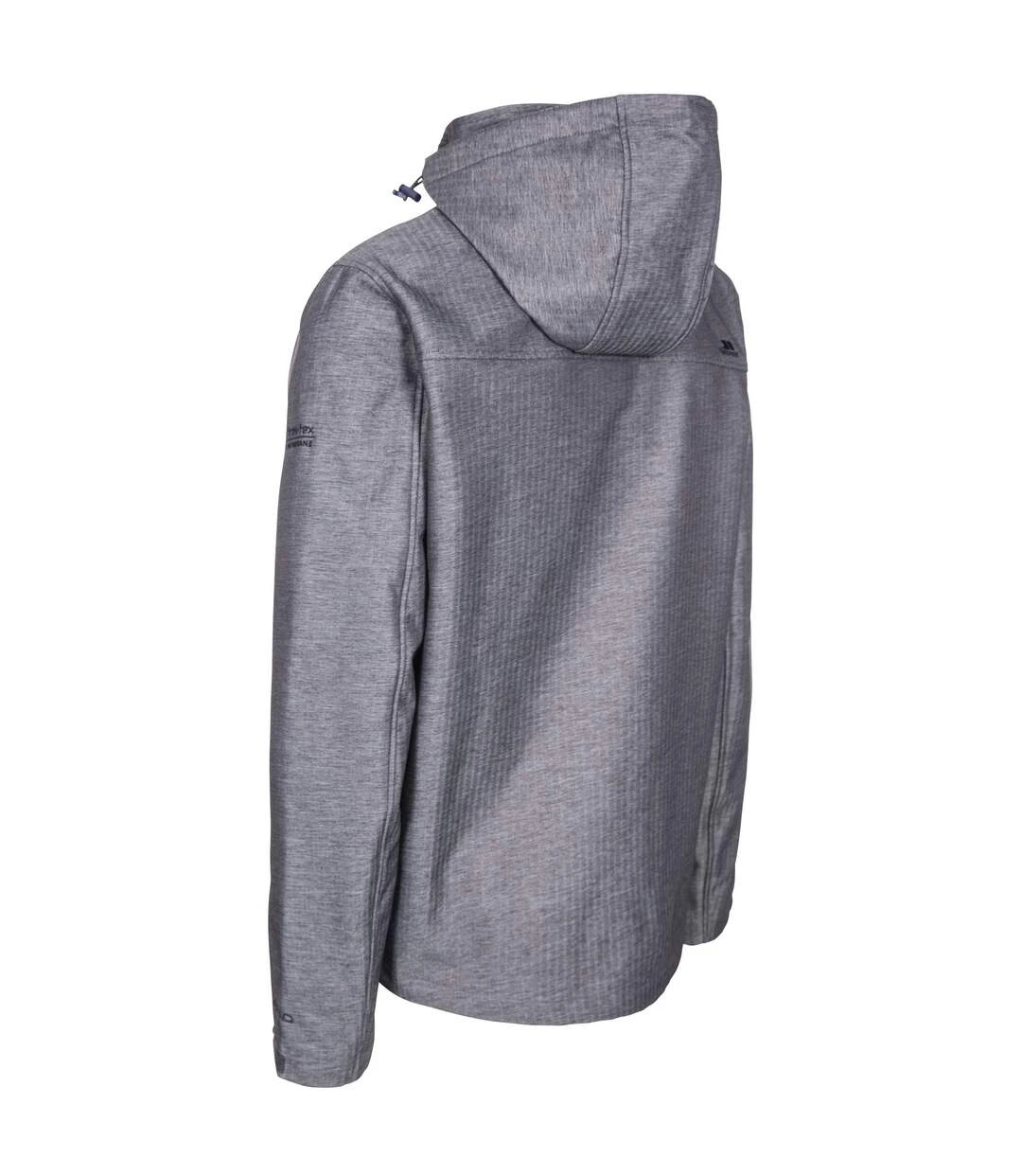 Trespass Mens Carter Waterproof Softshell Jacket (Gray Texture) 4 Trespass Mens Carter Waterproof Softshell Jacket (Gray Texture) - Image 2
