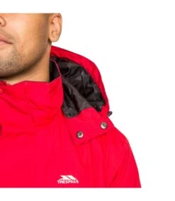 Trespass Mens Donelly Waterproof Padded Jacket (Red) -Featured Men'S Clothing Stores 0959C76F451343EB6C31C3B52F7DA042CD9DB156FDF506AEAA4E13D2A7ED09B5