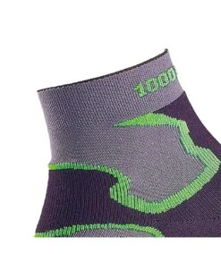 1000 Mile Mens Fusion Socks (Gray/Black/Green) -Featured Men'S Clothing Stores 09B8ABCA3F0DD1F6D934A10A981099AF31E2034527FC02DF84061034ED6367D9