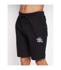 Born Rich Mens Mykar Sweat Shorts (Black)