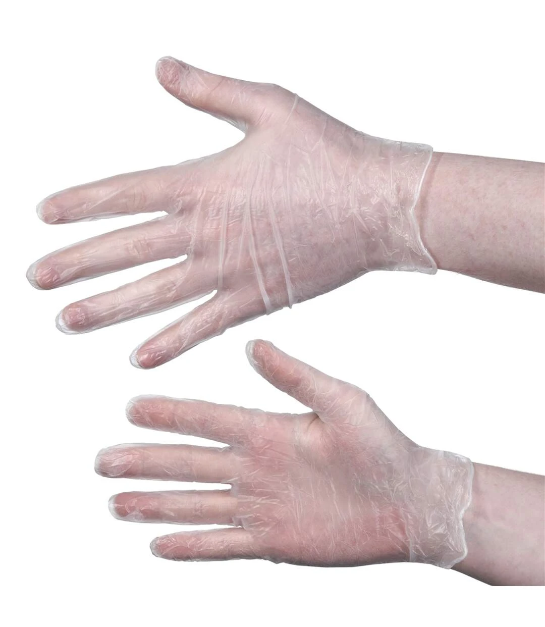 Aurelia Delight PD Clear Powdered Vinyl Gloves (Pack Of 100) (Clear) (L) 3 Aurelia Delight PD Clear Powdered Vinyl Gloves (Pack Of 100) (Clear) (L)