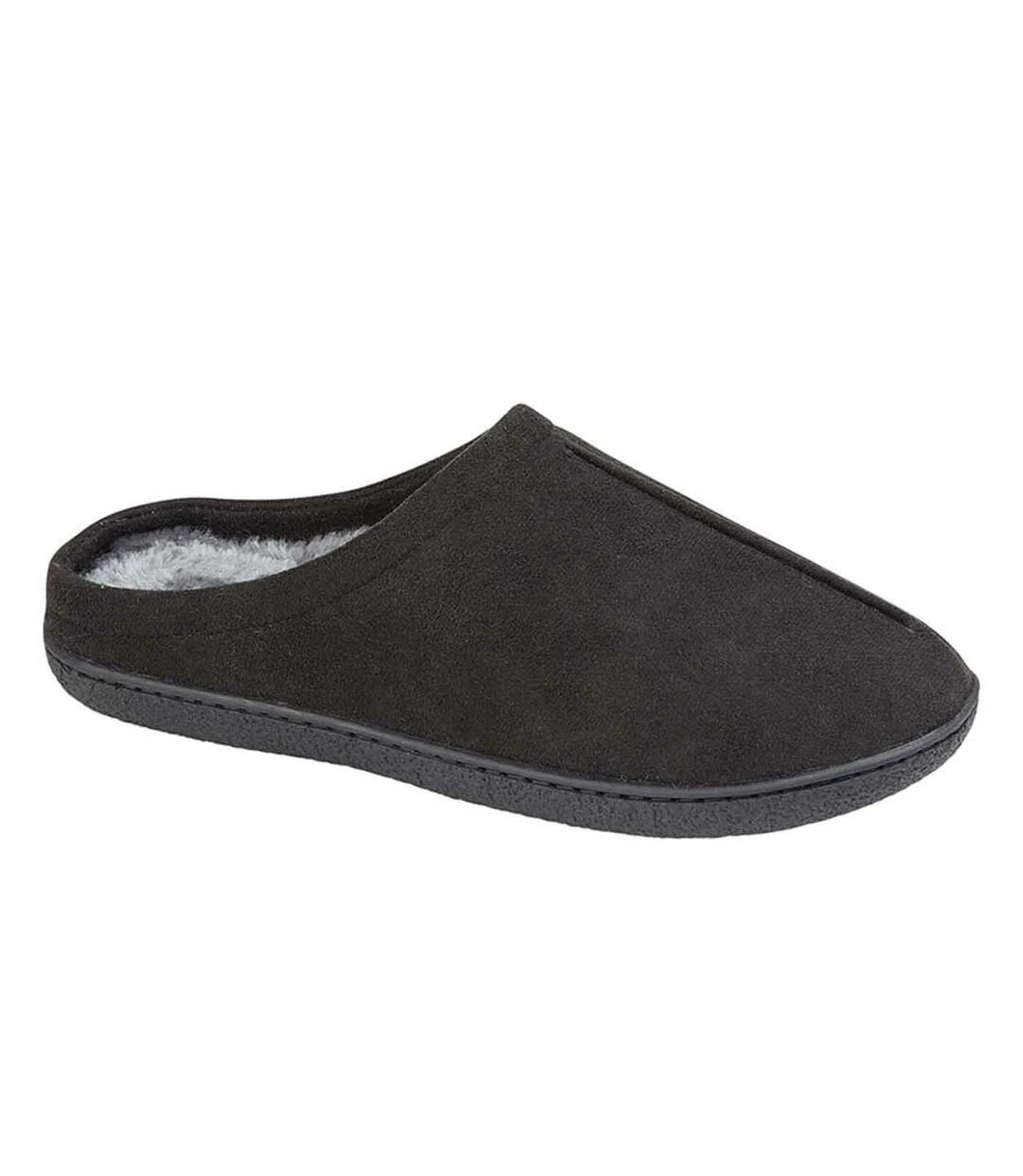 Zedzzz Mens Alex Slippers (Black) 3 Zedzzz Mens Alex Slippers (Black)