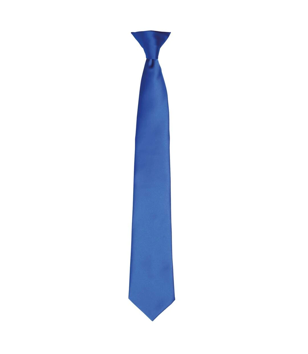 Premier® Premier Colors Mens Satin Clip Tie (Royal) (One Size) 3 Premier® Premier Colors Mens Satin Clip Tie (Royal) (One Size)