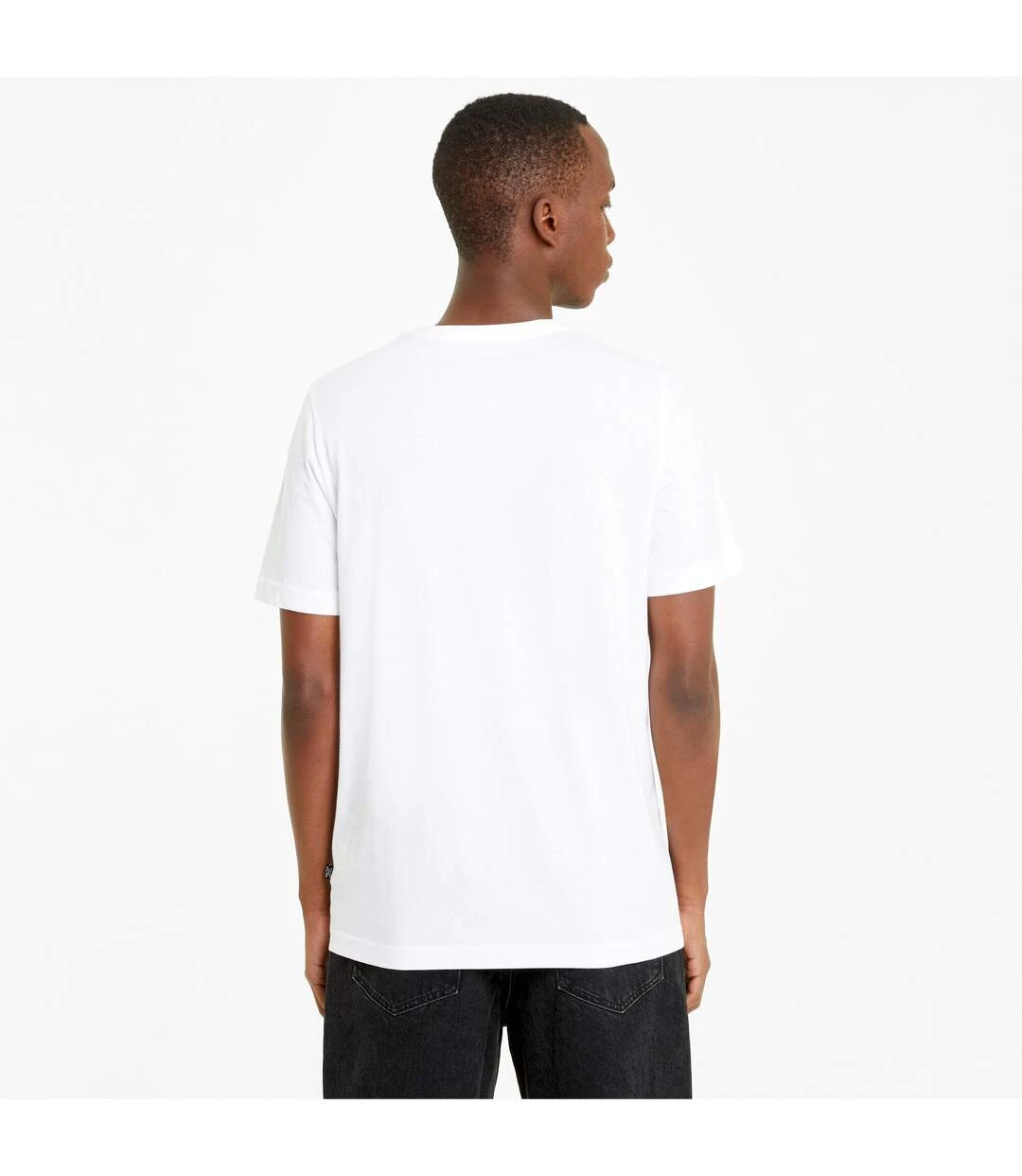 Puma Mens ESS Logo T-Shirt (White) 4 Puma Mens ESS Logo T-Shirt (White) - Image 2