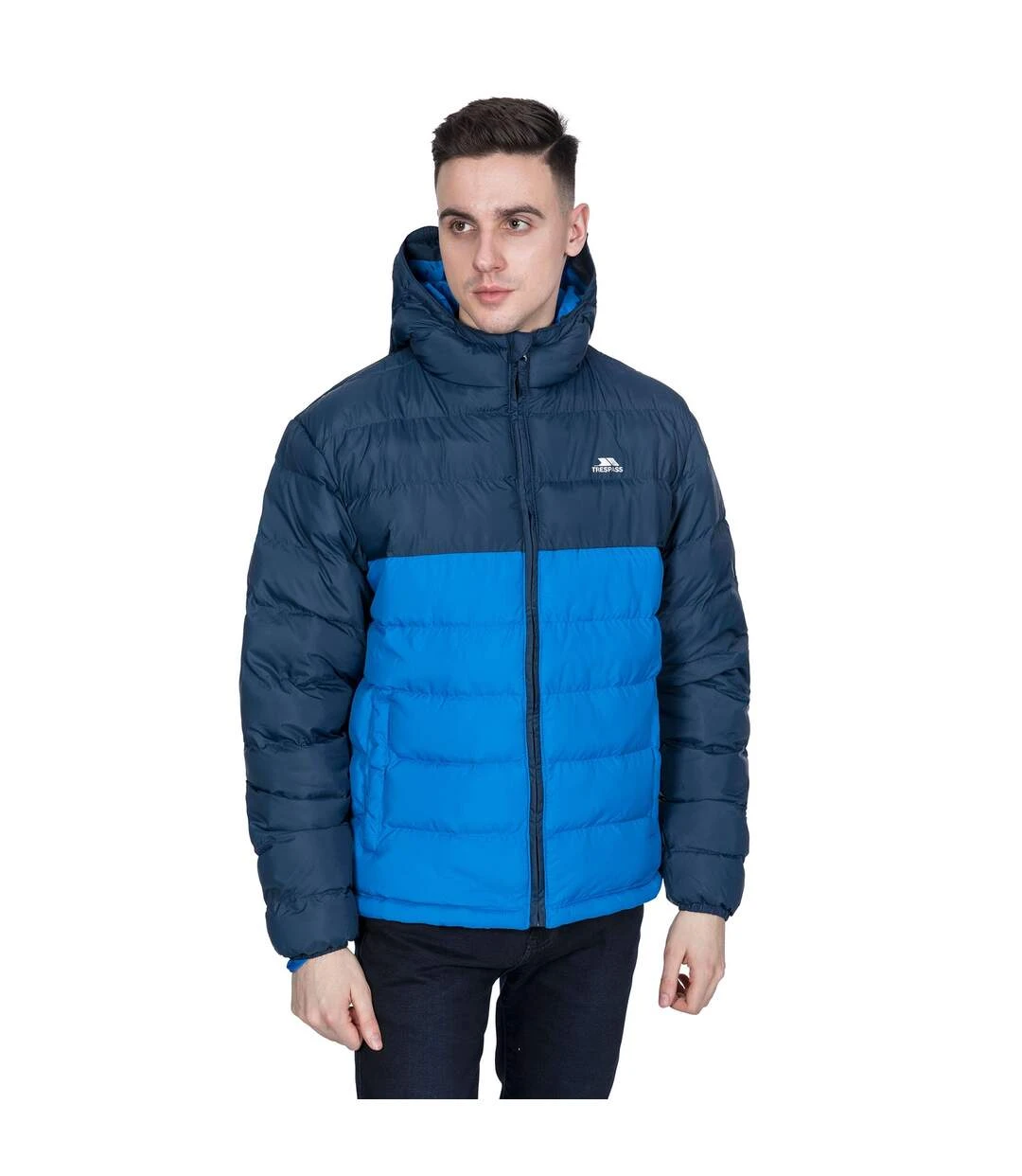 Trespass Mens Oskar Padded Jacket (Navy) 5 Trespass Mens Oskar Padded Jacket (Navy) - Image 3