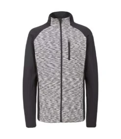 Trespass Mens Ferris Full Zip Active Top (Black)