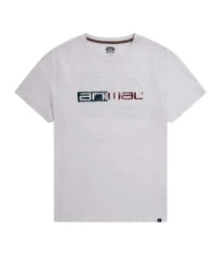 Animal Mens Jacob Logo T-Shirt (White)