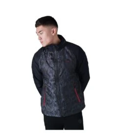 Born Rich Mens Fabregas Camo Jacket (Sky Captain)
