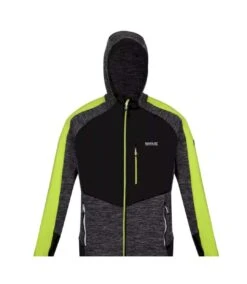 Regatta Mens Cadford IV Marl Fleece Jacket (Dark Grey/Black)