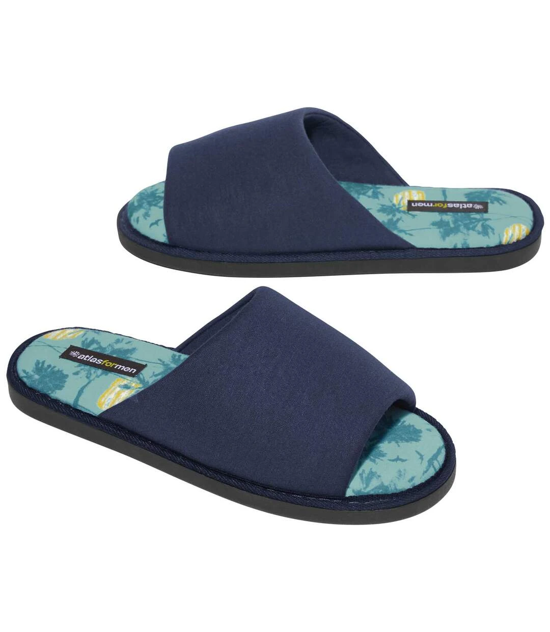 Men's Navy Summer Mules 3 Men's Navy Summer Mules