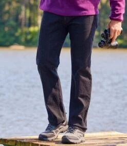 Men's Black Stretch Denim Jeans