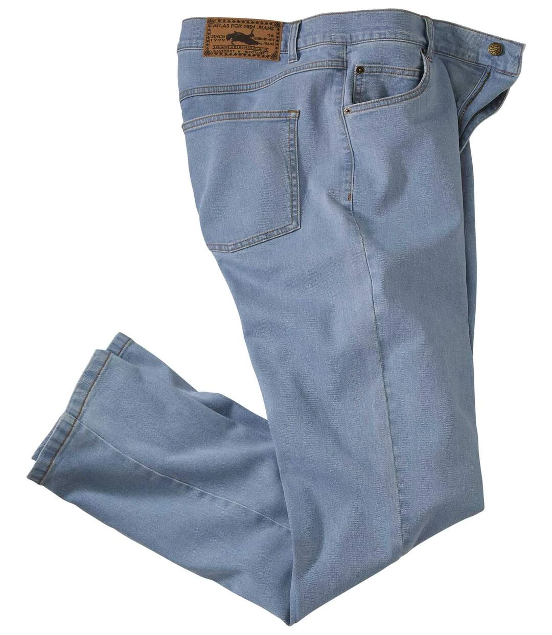 Men's Light Blue Stretch Jeans 3 Men's Light Blue Stretch Jeans