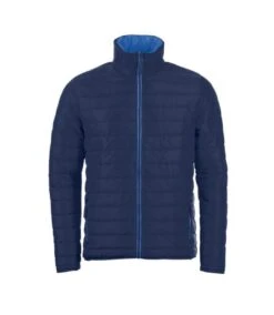 SOLS Mens Ride Padded Water Repellent Jacket (Navy)