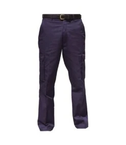 Warrior Mens Cargo Workwear Trousers (Harbour Navy)