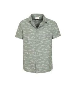 Mountain Warehouse Mens Fish Easy-Care Shirt (Green) 7 Mountain Warehouse Mens Fish Easy-Care Shirt (Green) -Featured Men'S Clothing Stores 139CBAD17EC2C6F70A50492BEA43602A3B964294124297AAA758EACD08B41F73