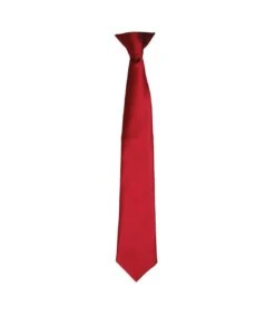 Premier® Premier Colors Mens Satin Clip Tie (Emerald) (One Size)