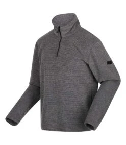 Regatta Mens Edley Fleece Top (Dark Grey) -Featured Men'S Clothing Stores 141237FFCC5DA401C8C2C27FA8494093B7D9DCBBEEBB35BEF21714CEE1935E5F