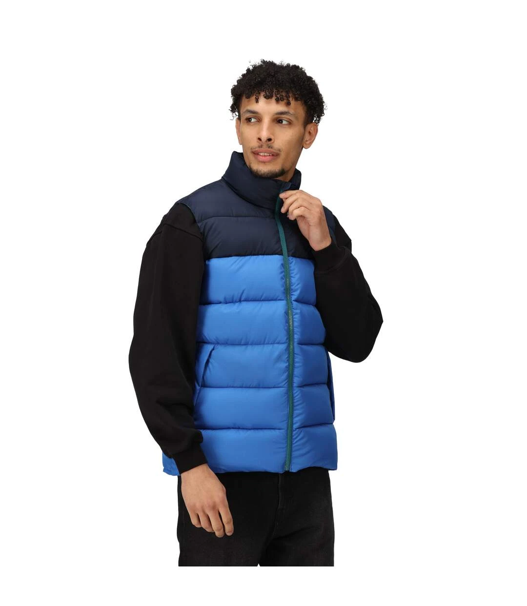 Regatta Mens Vintage Colour Block Vest (Strong Blue/Navy) 5 Regatta Mens Vintage Colour Block Vest (Strong Blue/Navy) - Image 3
