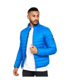 Crosshatch Mens Mellawear Padded Jacket (Sky Diver) -Featured Men'S Clothing Stores 1458D62012CFBD871A61734C93FE8E1F814C761F84DE1948DC3022A559620861