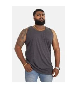 Duke Mens Fabio-2 Kingsize Muscle Tank Top (Charcoal) 7 Duke Mens Fabio-2 Kingsize Muscle Tank Top (Charcoal) -Featured Men'S Clothing Stores 145A79EC719AA5137B239F27D4EE69BA3B6E8396B5EB2084B9455F0428EF27BB