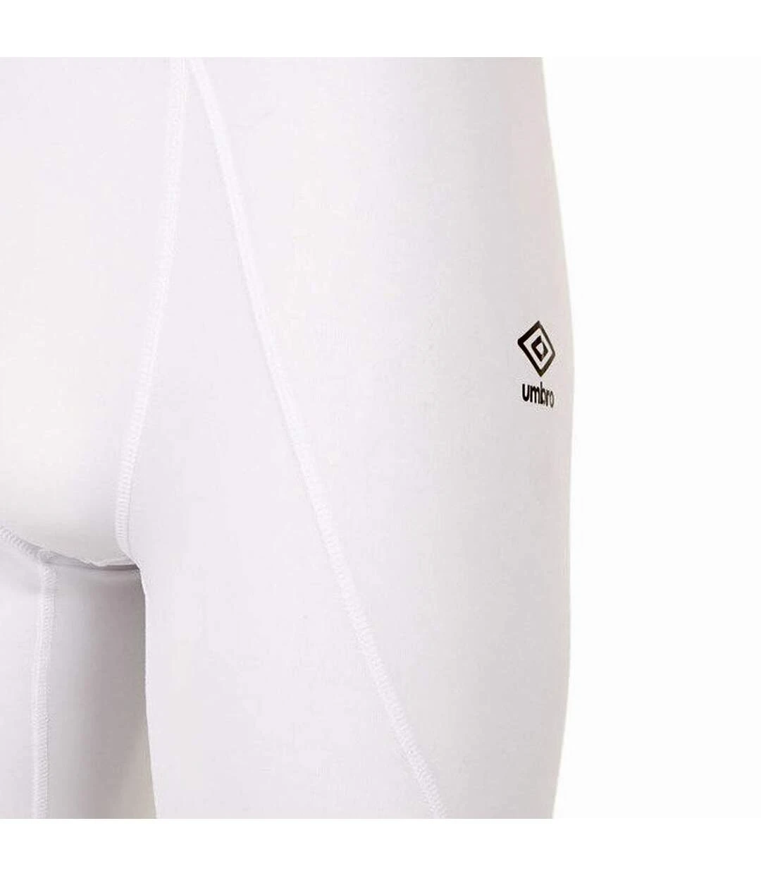 Umbro Mens Core Power Logo Base Layer Shorts (White) 4 Umbro Mens Core Power Logo Base Layer Shorts (White) - Image 2