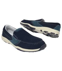 Men's Elasticated Loafers - Navy