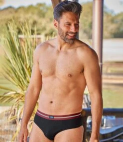 Pack Of 3 Men's Plain Briefs - Grey Black Green -Featured Men'S Clothing Stores 16938276786cc953434dc848ef06ae35