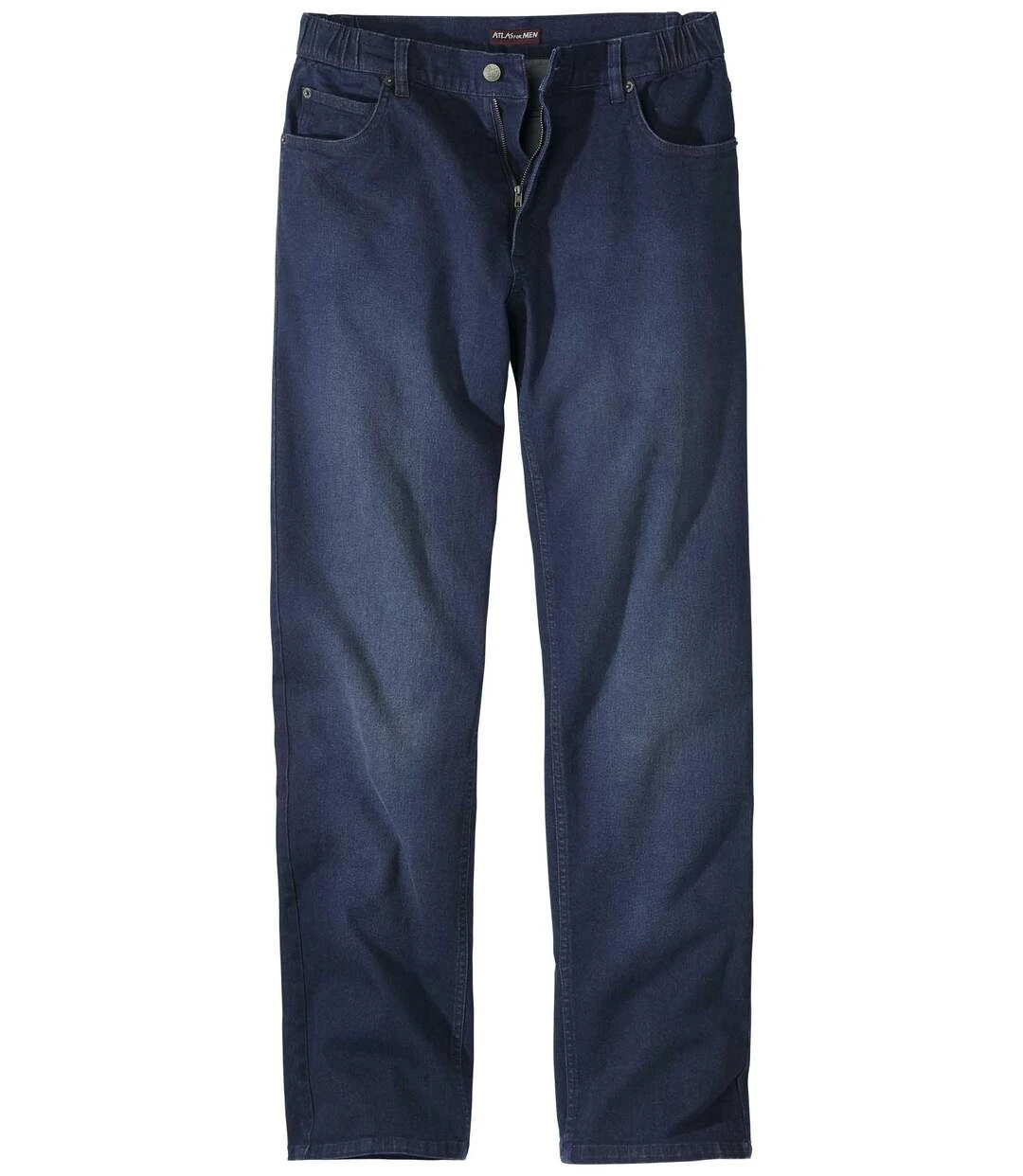 Men's Blue Regular Stretch Jeans 3 Men's Blue Regular Stretch Jeans