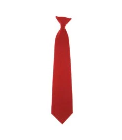 Yoko Clip-On Tie (Pack Of 4) (Red) (One Size)