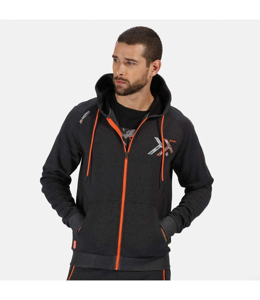 Regatta Mens Tactical Maneuver Hooded Fleece Jacket (Seal Grey) 6 Regatta Mens Tactical Maneuver Hooded Fleece Jacket (Seal Grey) - Image 4