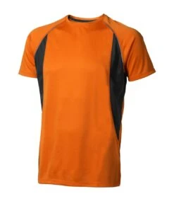 Elevate Mens Quebec Short Sleeve T-Shirt (Orange/Anthracite)