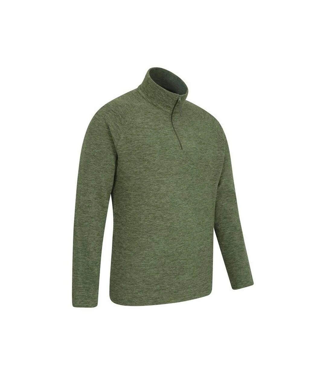 Mountain Warehouse Mens Snowdon Fleece Top (Khaki) 5 Mountain Warehouse Mens Snowdon Fleece Top (Khaki) - Image 3