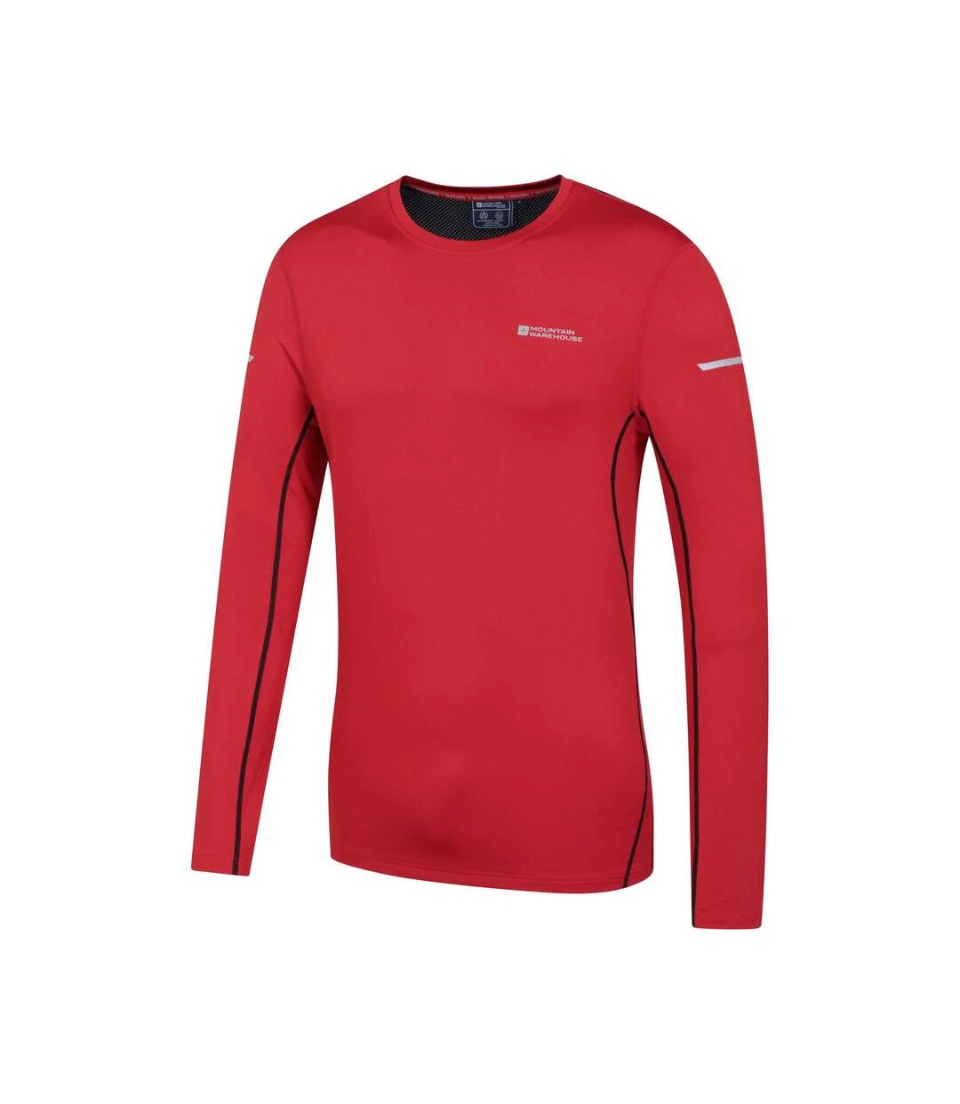Mountain Warehouse Mens Vault Recycled Top (Active Red) 6 Mountain Warehouse Mens Vault Recycled Top (Active Red) - Image 4