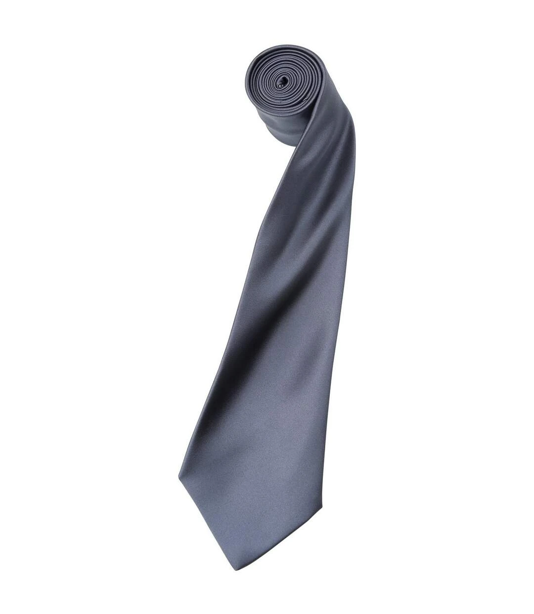 Premier® Premier Mens Plain Satin Tie (Narrow Blade) (Pack Of 2) (Steel) (One Size) 3 Premier® Premier Mens Plain Satin Tie (Narrow Blade) (Pack Of 2) (Steel) (One Size)