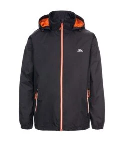 Trespass Mens Briar Waterproof Jacket (Black)