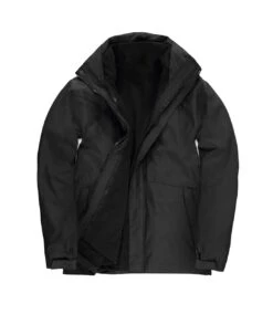 B&C Mens Corporate 3 In 1 Jacket (Black)