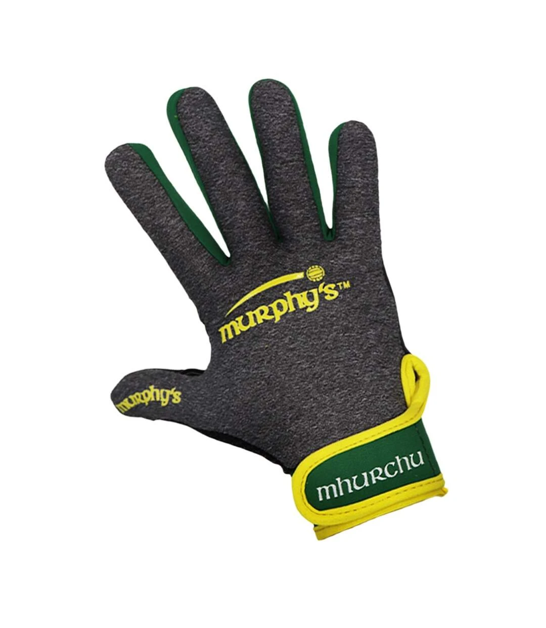 Murphys Unisex Adult Contrast Gaelic Gloves (Gray/Green/Yellow) 3 Murphys Unisex Adult Contrast Gaelic Gloves (Gray/Green/Yellow)
