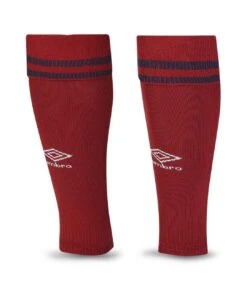 Umbro Mens 23/24 England Rugby Footless Alternate Socks (Claret Red/Navy)