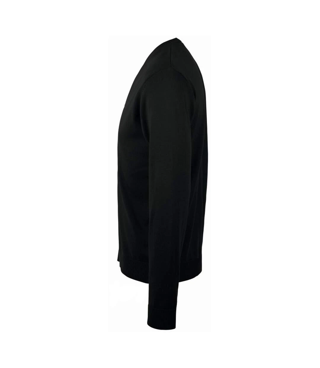 SOLS Mens Golden V Neck Cardigan (Black) 5 SOLS Mens Golden V Neck Cardigan (Black) - Image 3